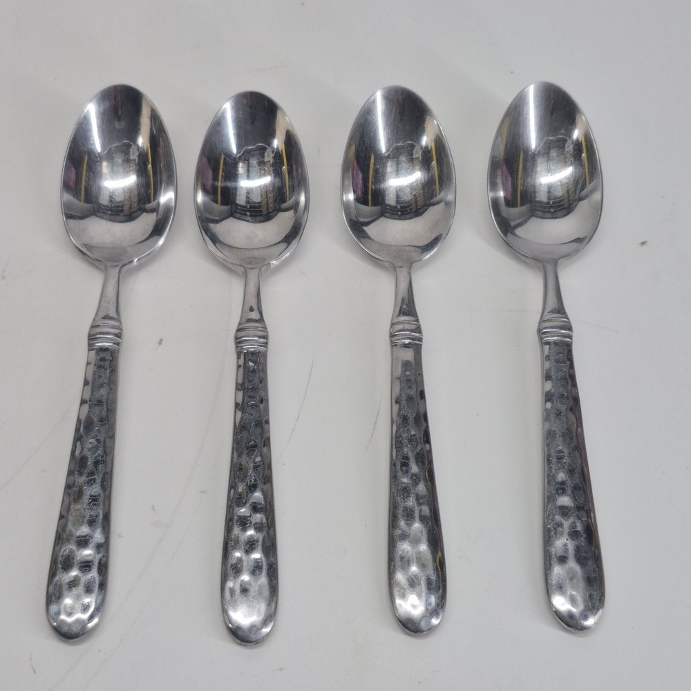 Cambridge Silver Flatware MAJESTY Soup Spoon Set Of Four 8.5"
